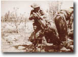 Un mortaio in azione